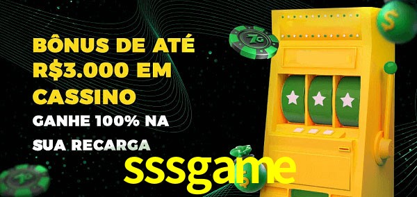 sssgame melhor bônus de depósito